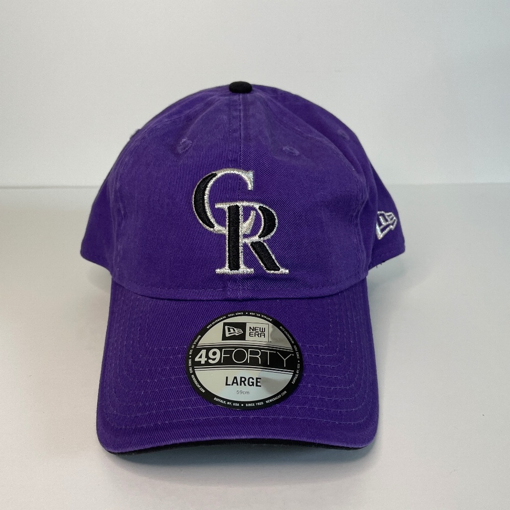 NEW Colorado Rockies Hat New Era Purple Large 49FORTY MLB Baseball Mens